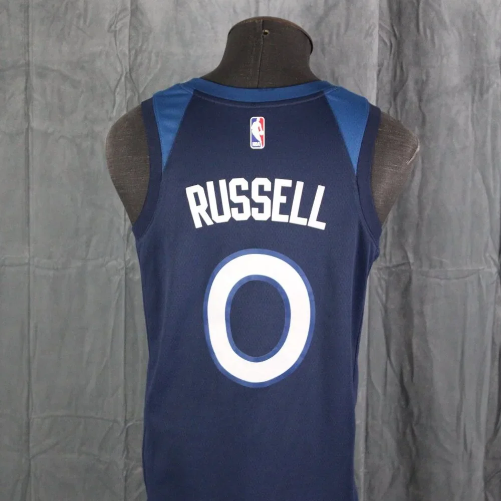 Minnesota Timberwolves Jersey - D'Angelo Russell #0 - Men's Medium - Picture 7 of 10